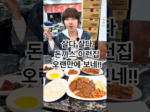 부산 안락 히트돈까스 방문 영상
