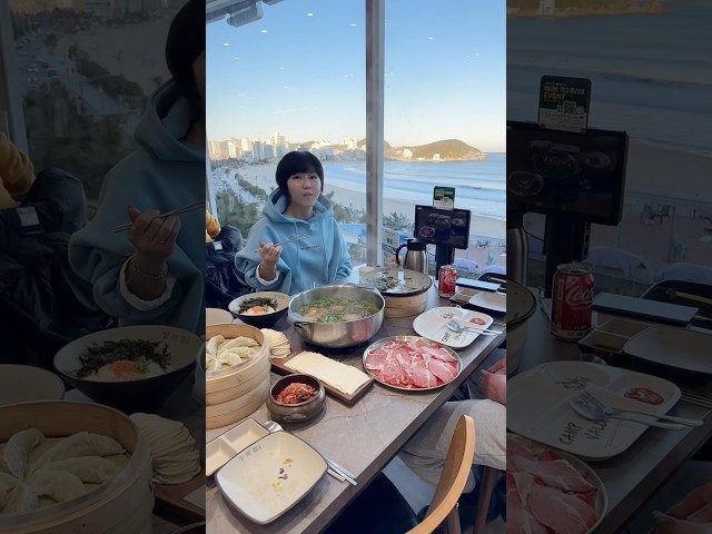 부산 해운대 장득춘샤브칼국수 방문 영상